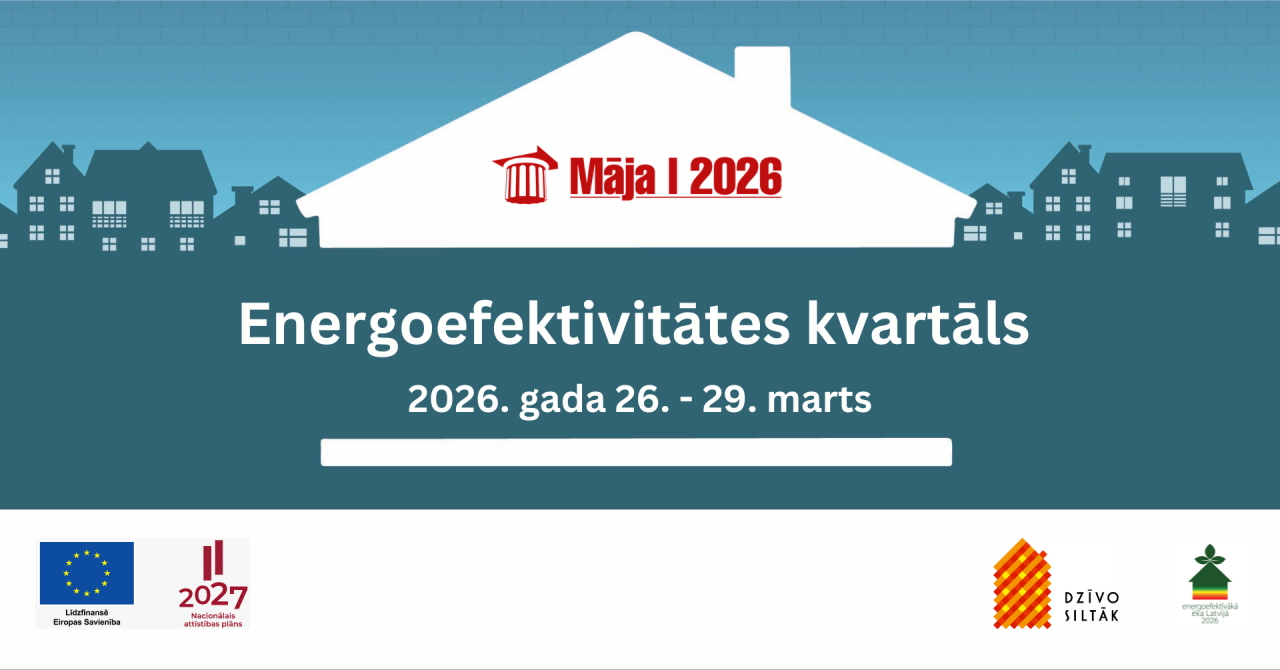 Izstādē “Māja I 2026” uzzini par ēku atjaunošanu un energoefektivitāti!
