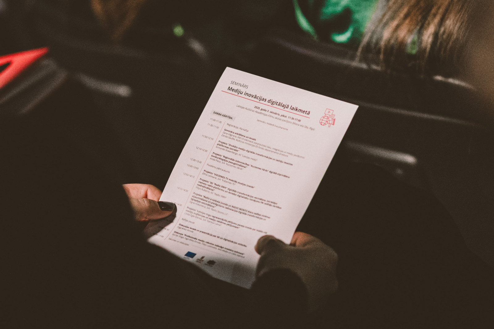 Semināra “Mediju inovācijas digitālajā laikmetā” programma