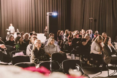 Semināra “Mediju inovācijas digitālajā laikmetā” norise LKA filmu skolas paviljonā