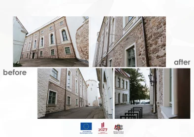 Images from the beginning of the Daugava gāte project and future visualizations