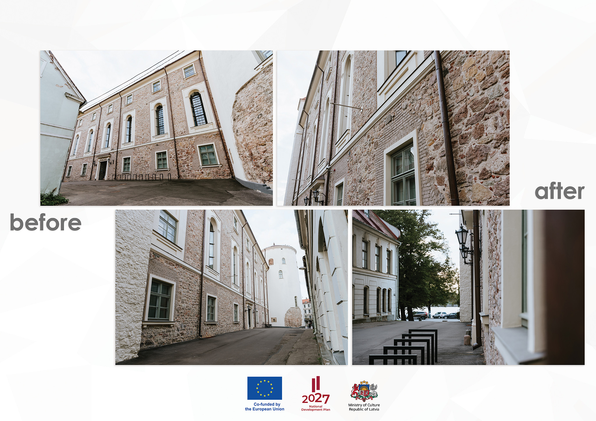 Images from the beginning of the Daugava gāte project and future visualizations