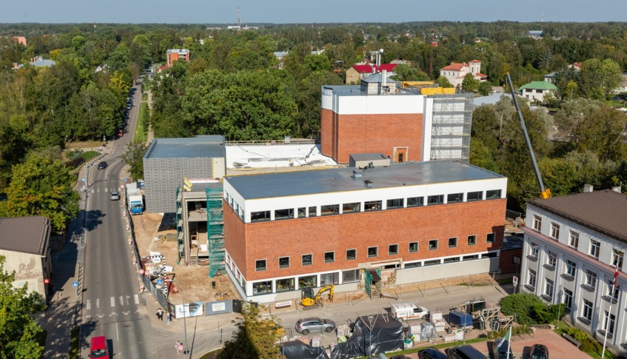 View of Valmiera Theater from above