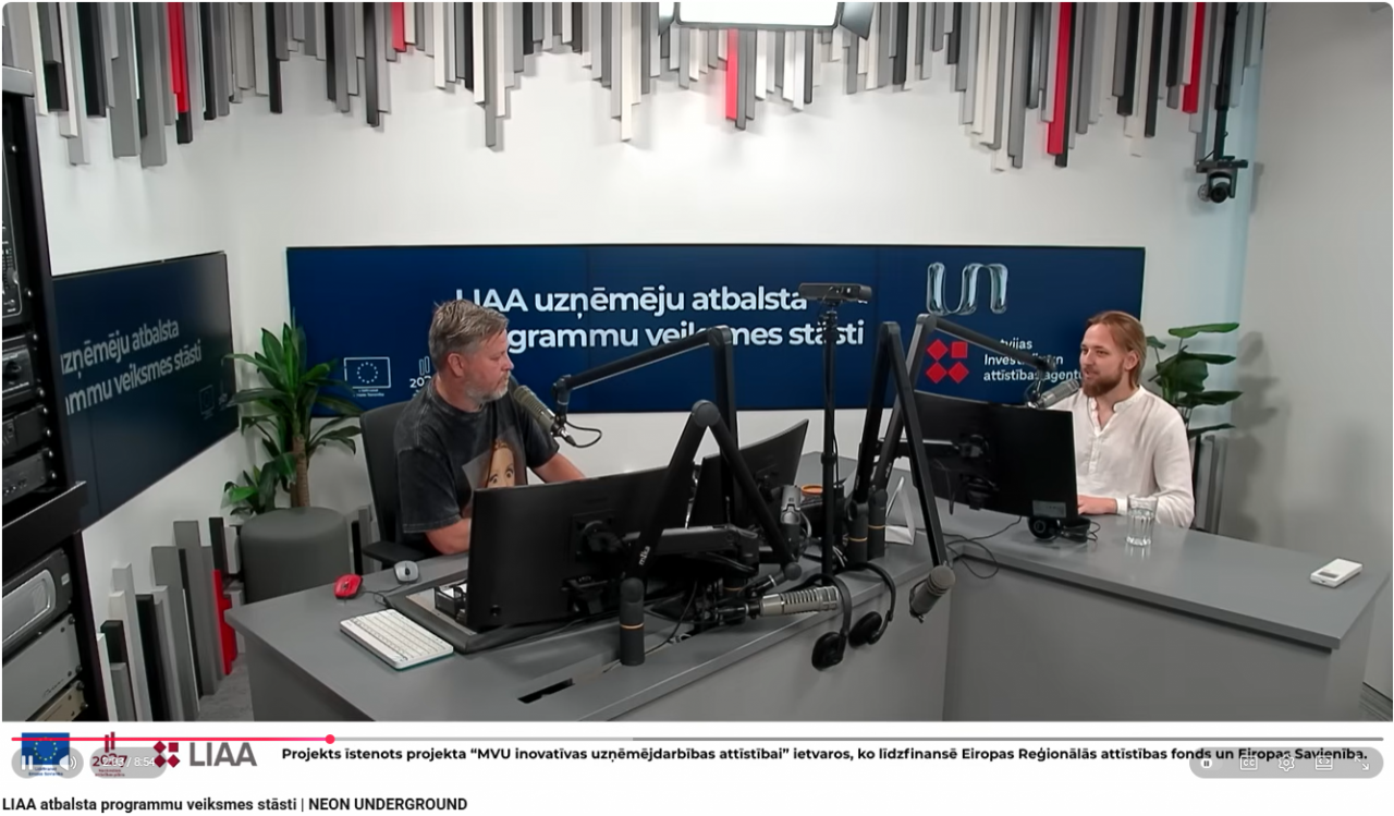 LIAA / #InestEU Support Programme Success Stories | NEON UNDERGROUND
