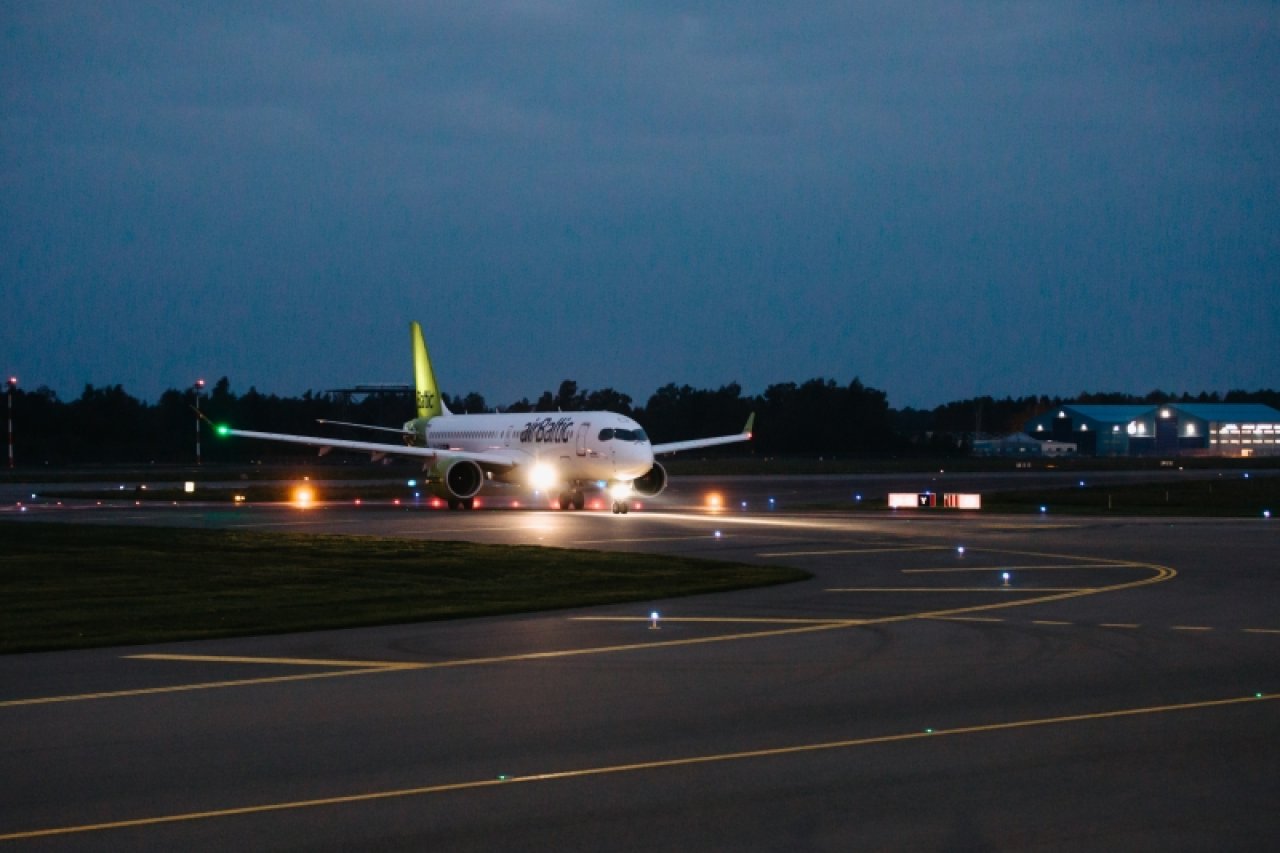 A New Taxiway is Built at Riga Airport
