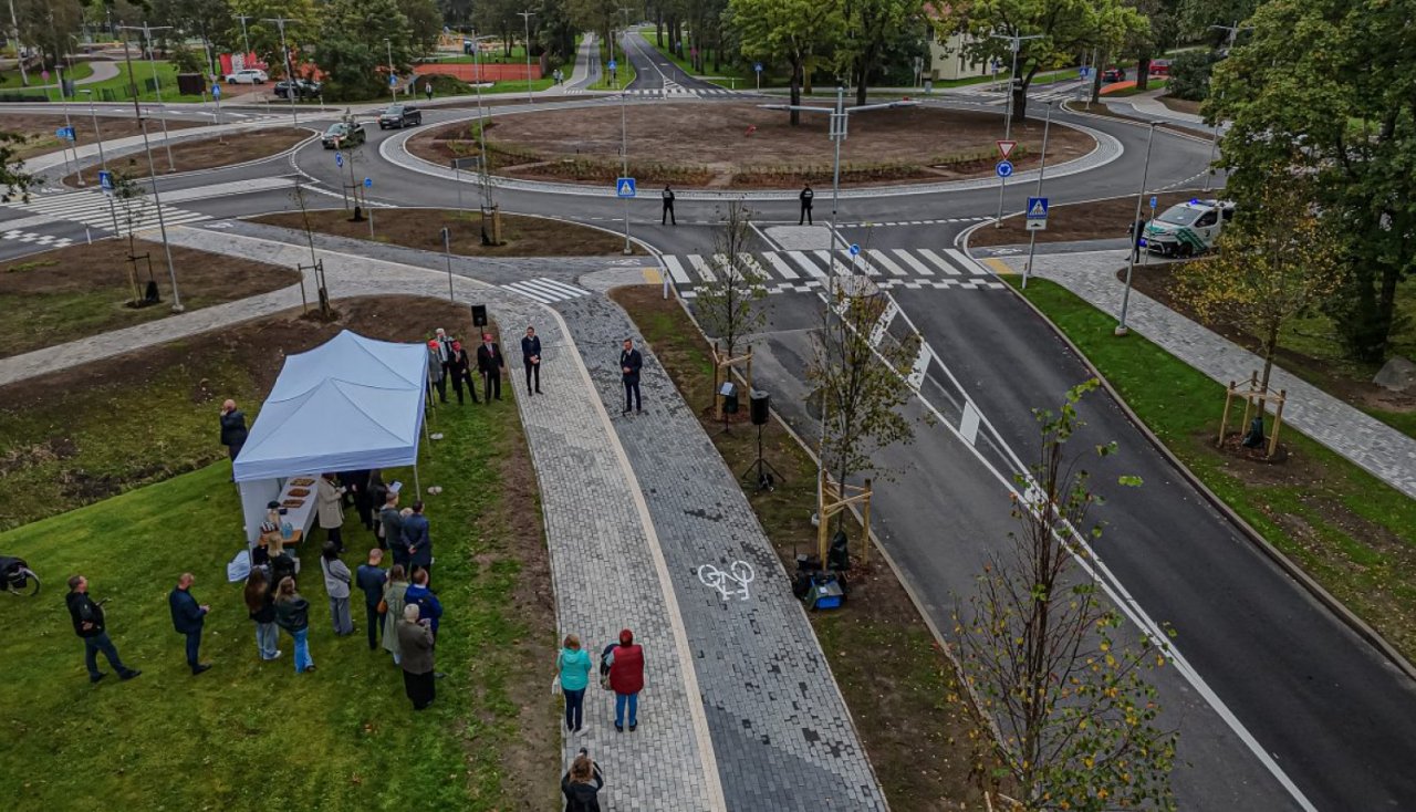 Ar AF atbalstu Siguldas centrā pārbūvēts reģionālā ceļa posms un uzlabota satiksmes drošība