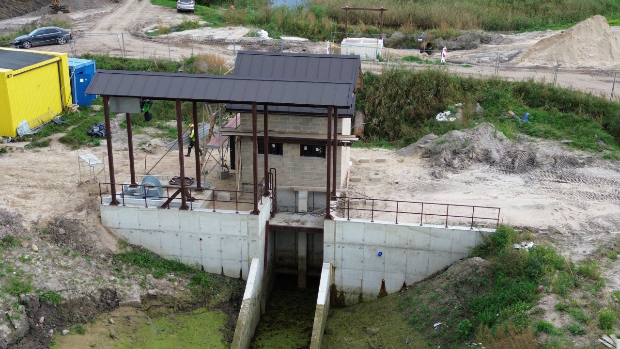 Reinis polder pump station reconstruction and modernisation - flood risk reduction