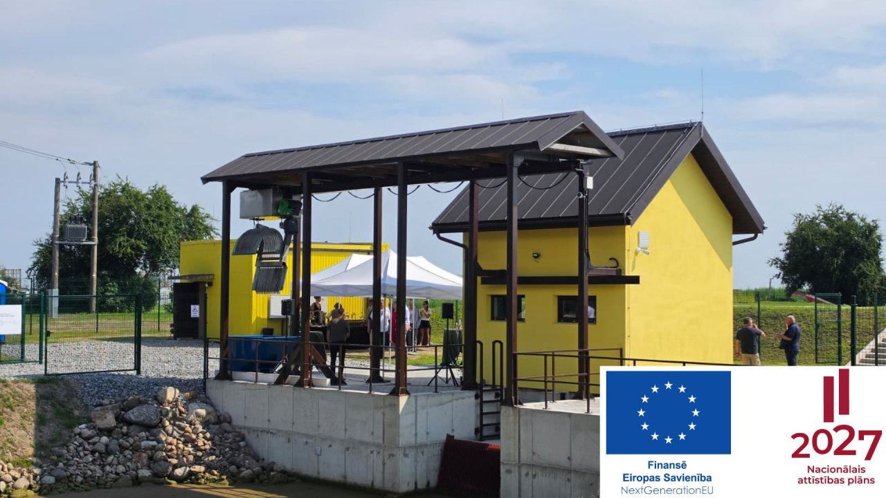 Reconstructed Reina Polder Pumping Station Improves Flood Protection in Kurzeme