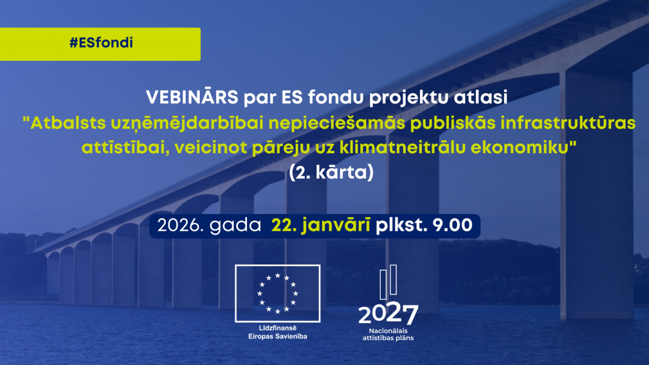 Vebinārs par ES fondu projektu atlasi 