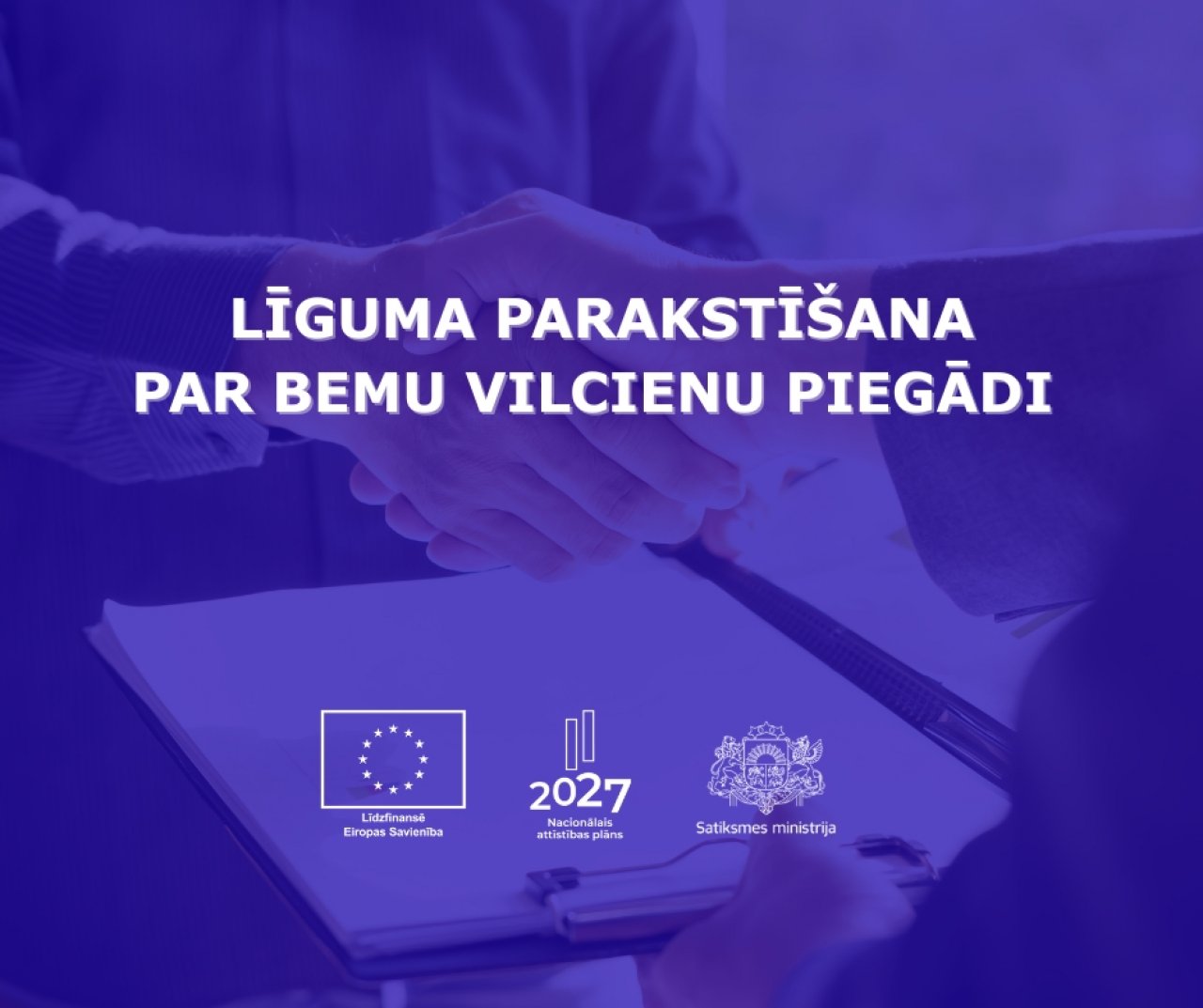 Līguma parakstīšana par BEMU vilcienu piegādi