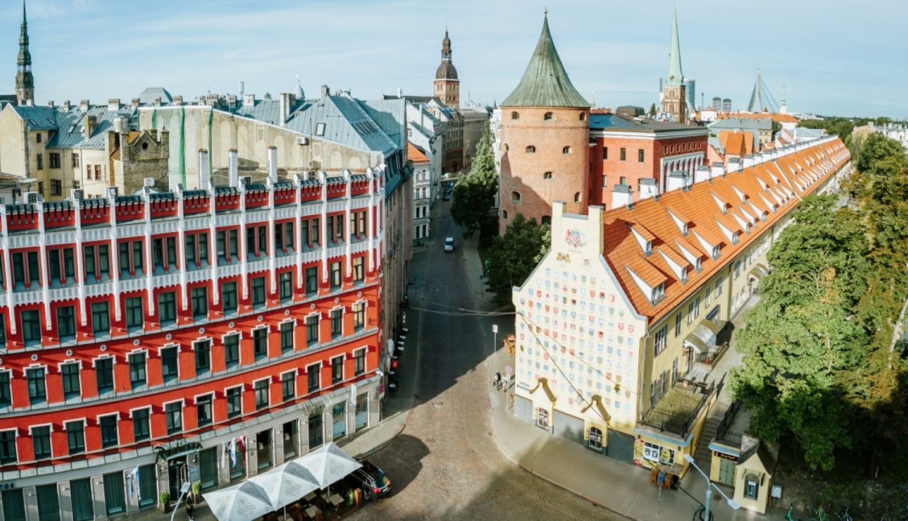 The landscape of Old Riga